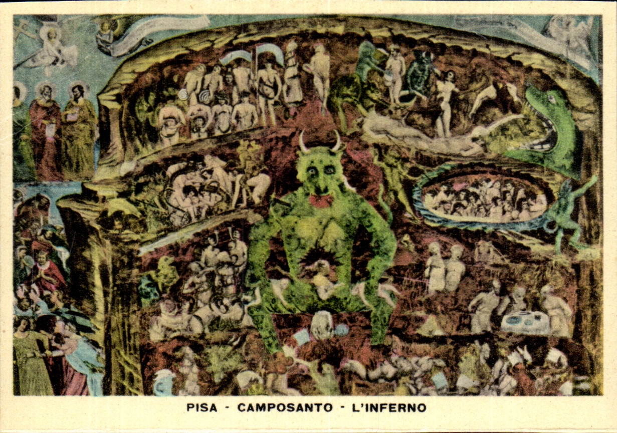CPSM Italie Italia Pisa Camposanto L'inferno