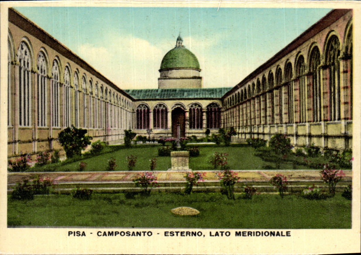 CPSM Italie Italia Pisa Camposanto Esterno Lato Meridionale