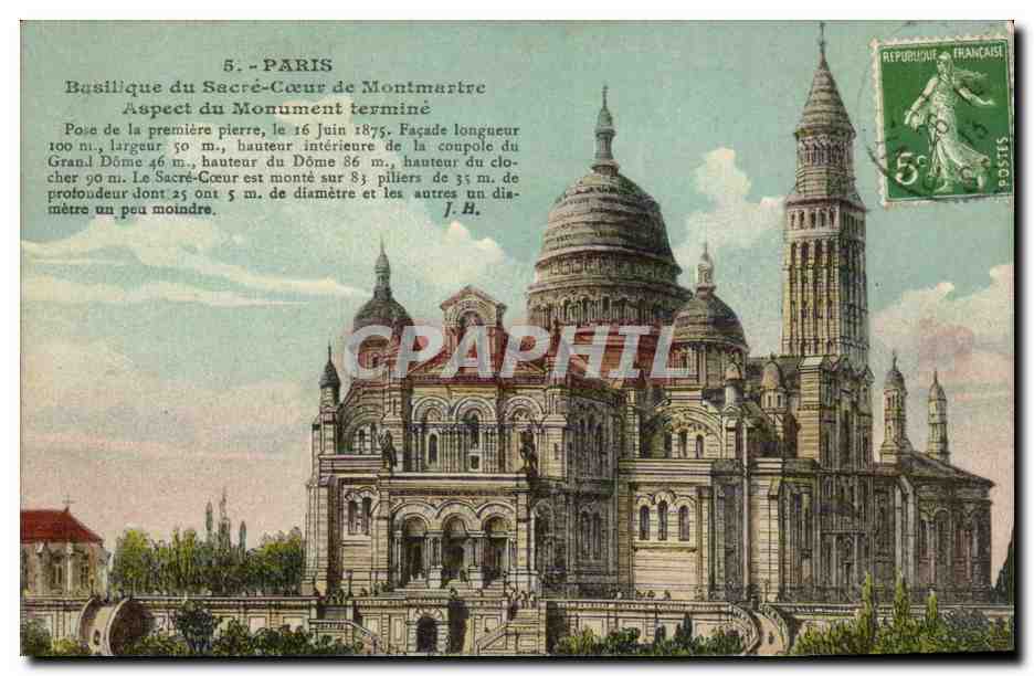 Paris CPA Funiculaire de Montmartre Sacre coeur