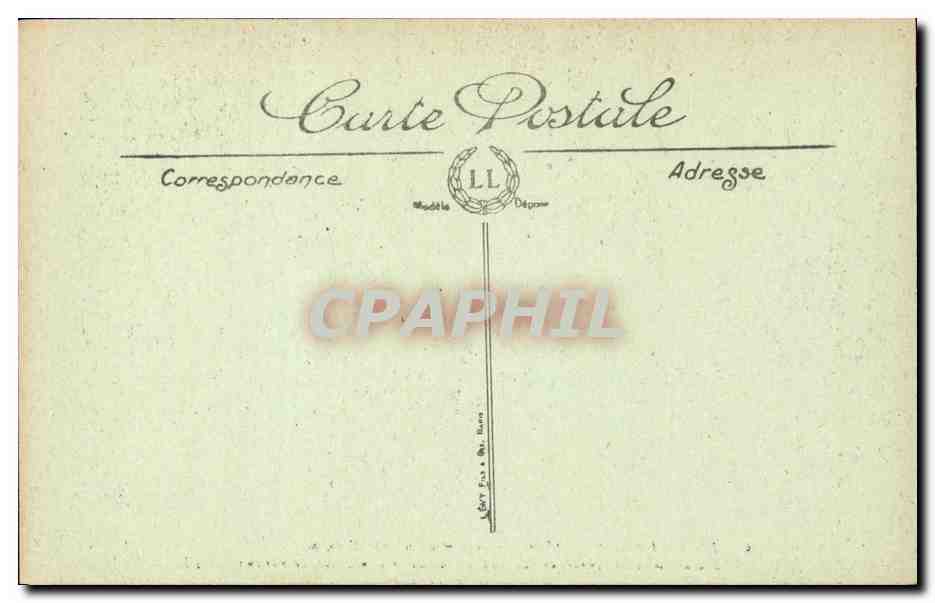 Paris CPA Petit palais Oeuvres d'art mutilees par l'ennemi  — Verso