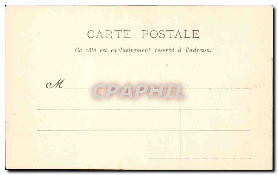 Paris CPA Place de la Bastille — Verso