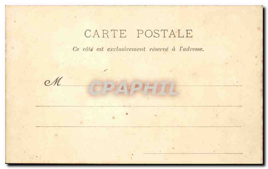 Paris CPA Place de la Bastille — Verso