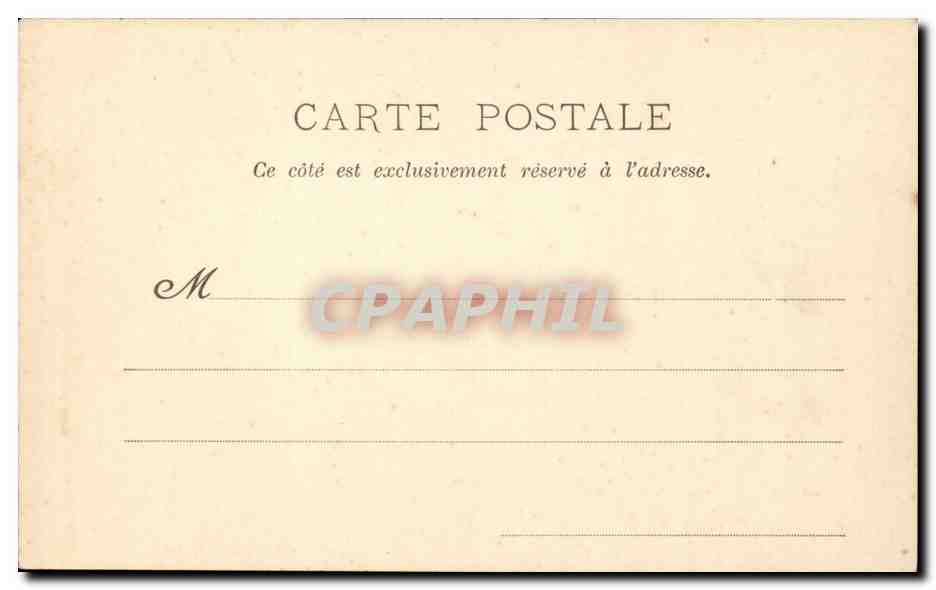 Paris CPA Place de la Bastille — Verso