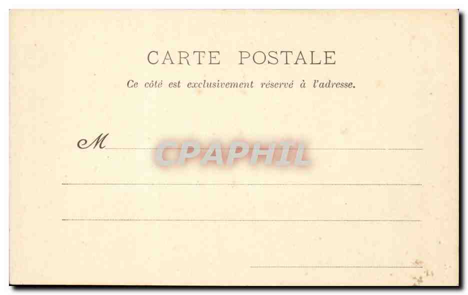 Paris CPA Place de la Bastille — Verso