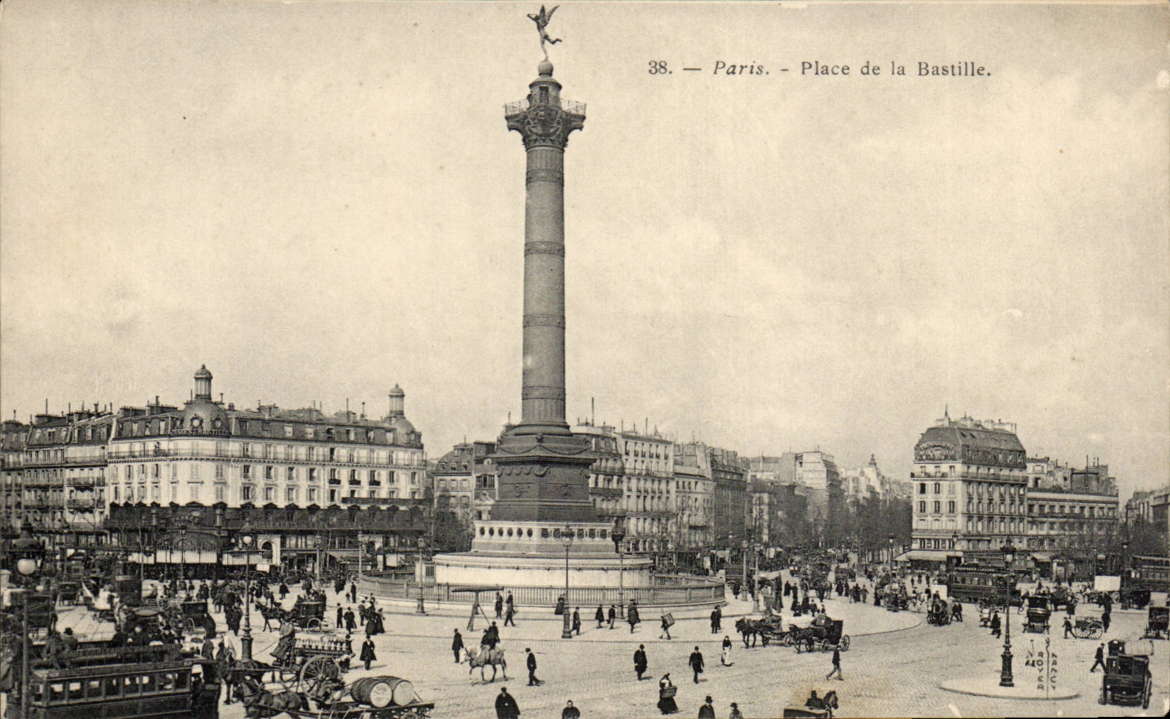 Paris CPA Place de la Bastille