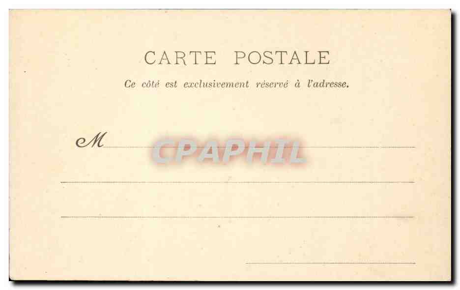Paris CPA Place de la Bastille — Verso