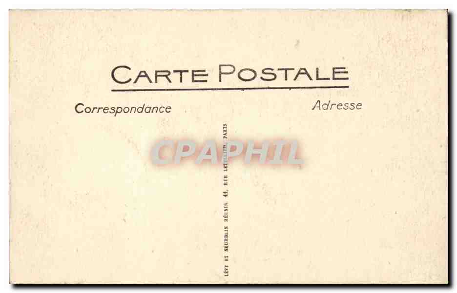 Paris CPA Le pont au change — Rückseite