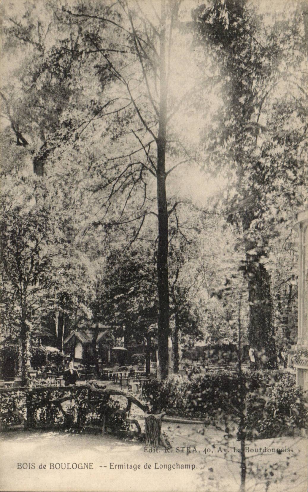Paris CPA Bois de Boulogne Ermitage de longchamp