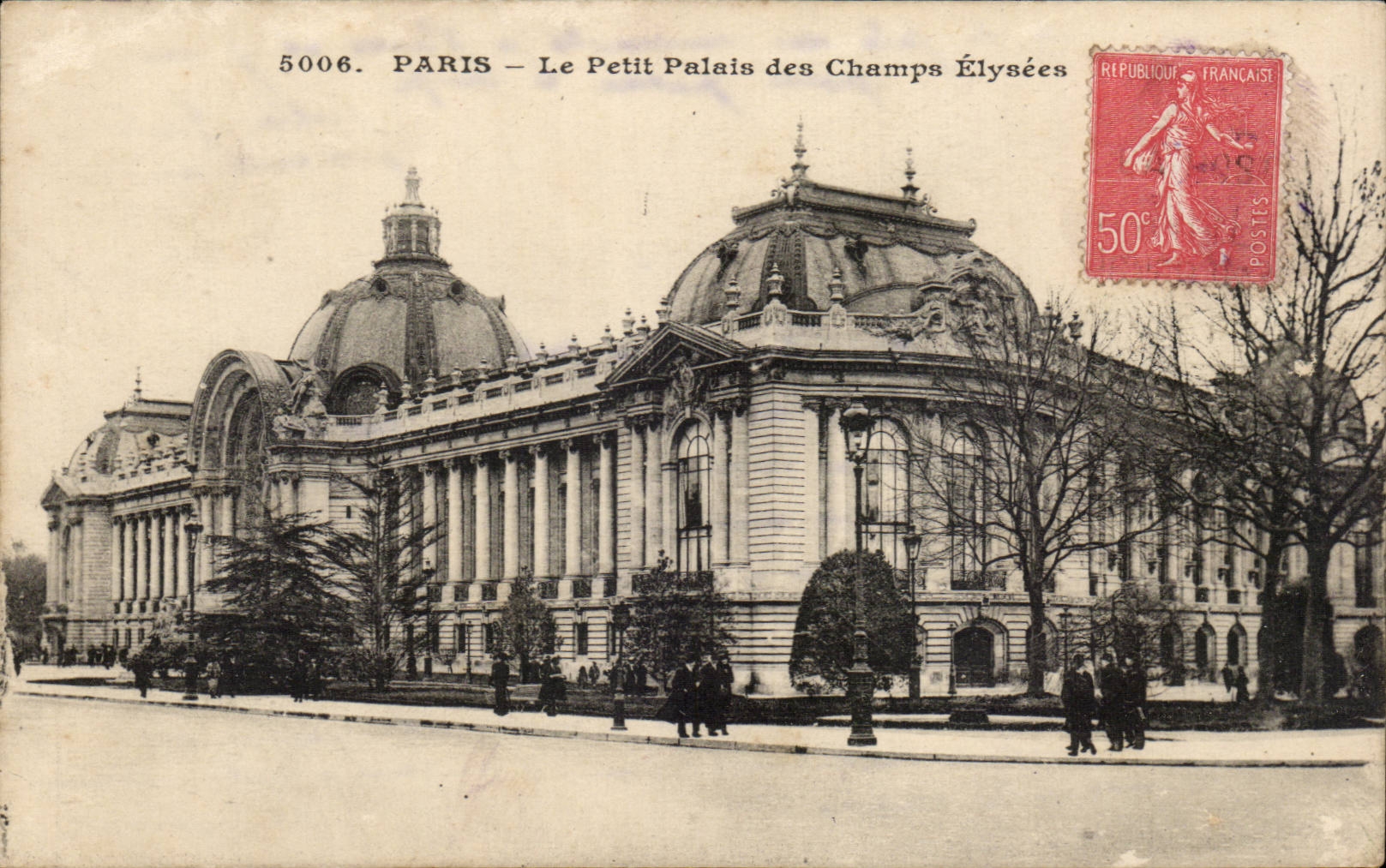 Paris CPA Le petit palais des Champs Elysees