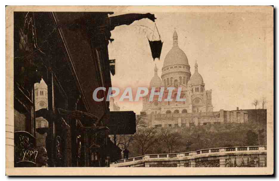 Paris CPA Le Sacre Coeur de la rue de Steinkeroue