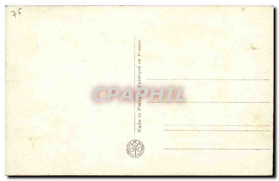 Paris CPA Exposition des Arts decoratifs Pavillon de la Grece — Verso