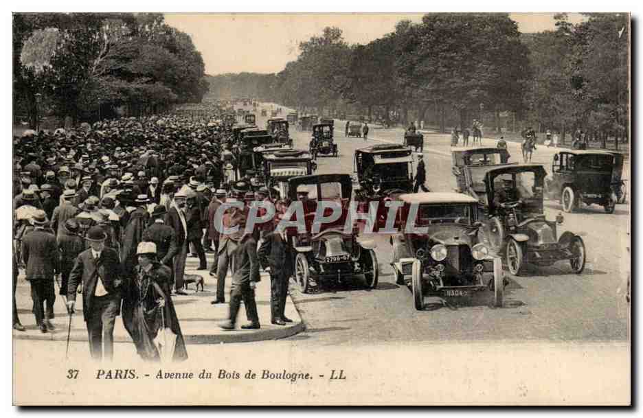 Paris CPA Avenue du Bois de Boulogne