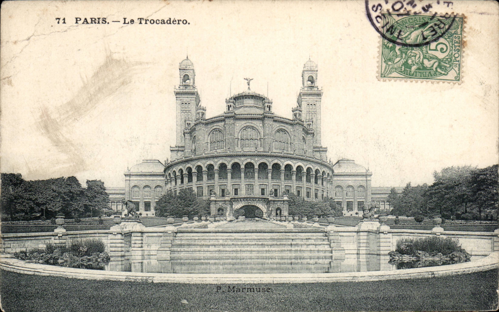 Paris CPA Le Trocadero
