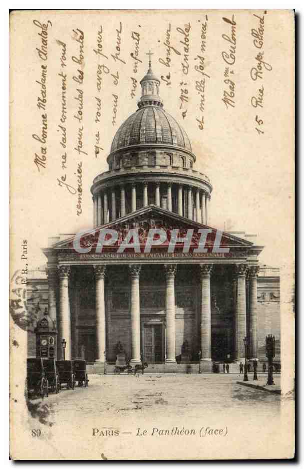 Paris CPA Le Pantheon