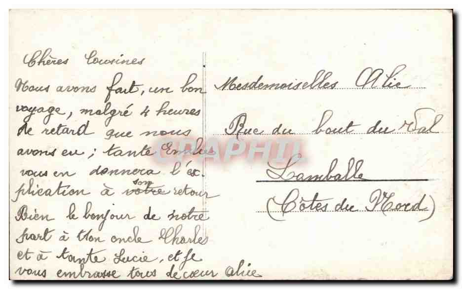 CPA Fantaisie Enfant — Rückseite