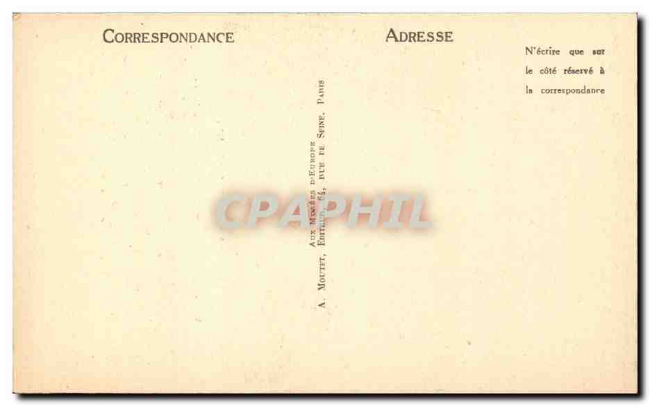 CPA Marquise de Sevigne Marie de Rabutin Chantal 1626 1696 — Rückseite