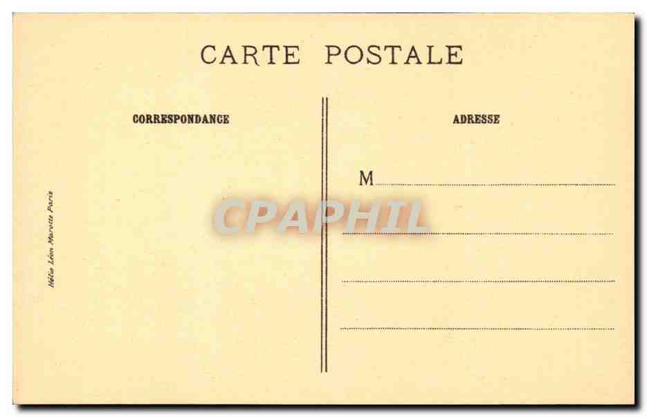 CPA Mignard Moliere Chantilly — Verso