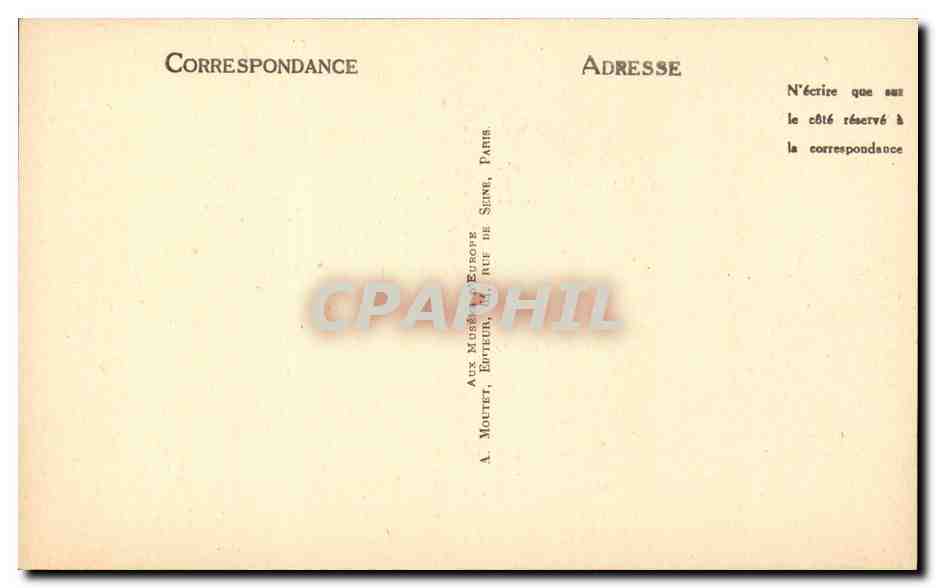 CPA Musee Carnavalet Princesse de Lamballe Marie Therese de Savoie Carignan — Rückseite