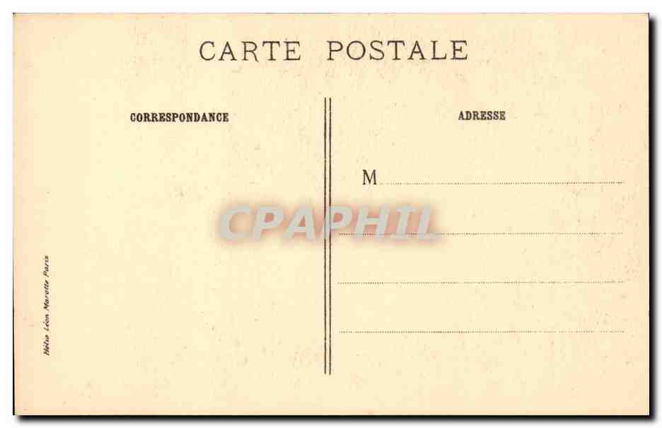 CPA Greuze La cruche cassee Musee du Louvre Paris — Verso