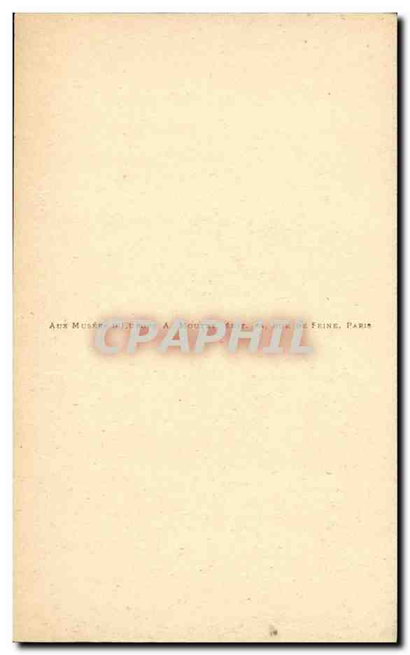CPA Musee de Dresde Raphael La madone Sixtine  — Back