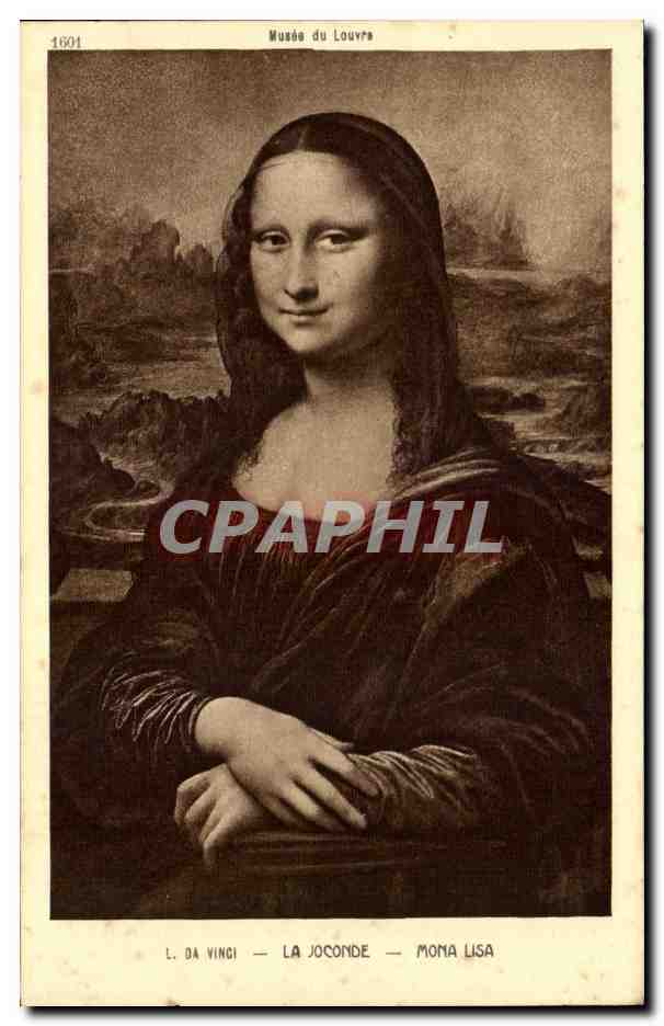 CPA Musee du Louvre paris La Joconde Mona Lisa