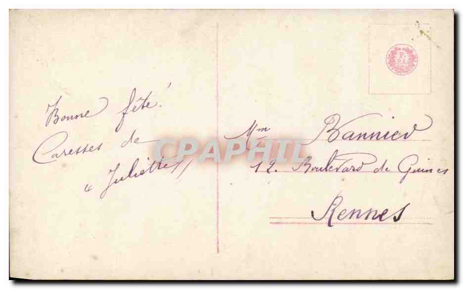 CPA Fantaisie Enfant  — Verso