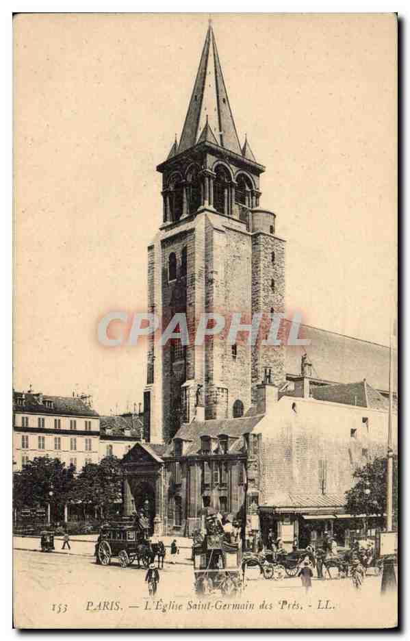Paris CPA Eglise Saint Gemain des Pres 