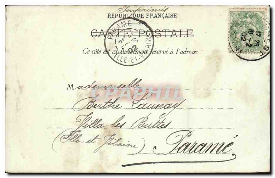 Paris CPA Saint Germain l'auxerrois — Rückseite