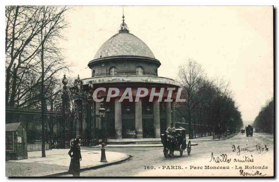 Paris CPA Parc Monceau La rotonde