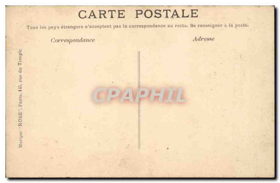 Paris CPA Invalides Tombeau de Napoleon 1er Grand sarcophage de porphyre — Rückseite