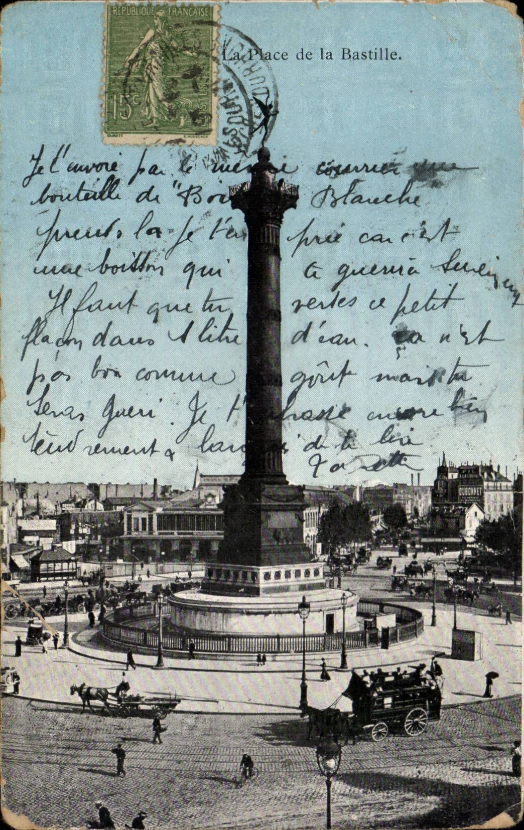 Paris CPA Place de la Bastille