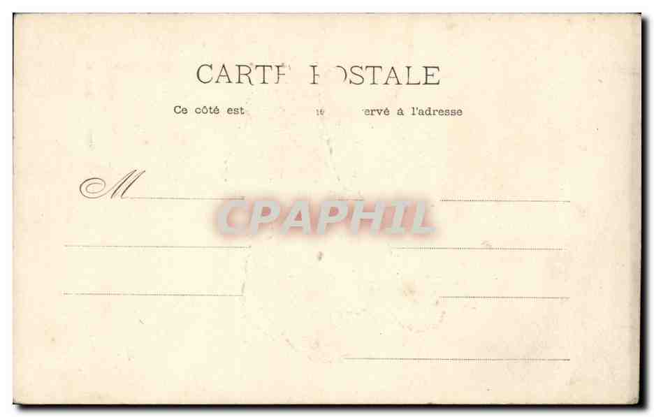 CPA Fantaisie Enfant La chasse aux papillons Butterfly — Verso