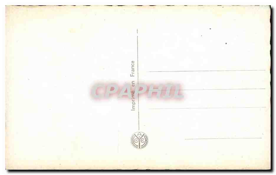 CPA Fantaisie Homme — Rückseite