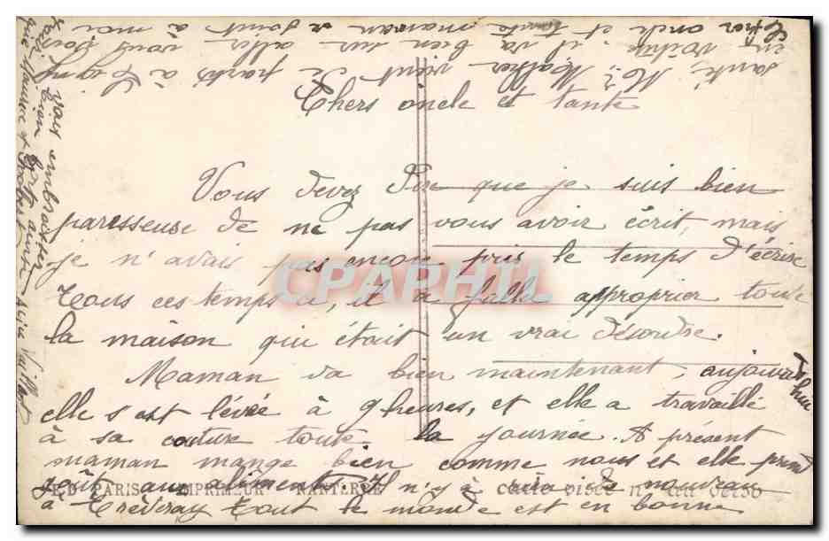 CPA Fantaisie Enfant  — Rückseite