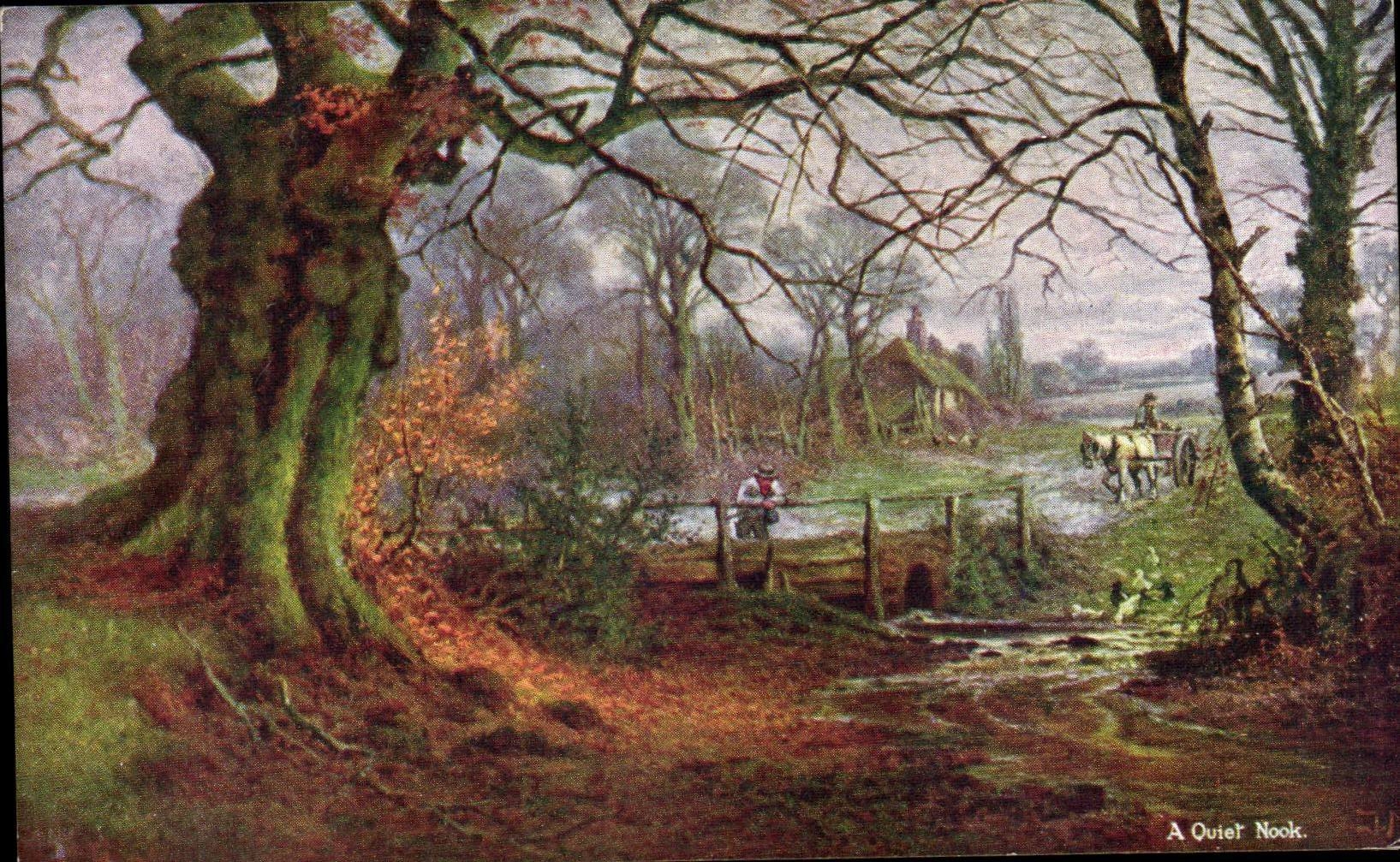 CPA Fantaisie Paysage