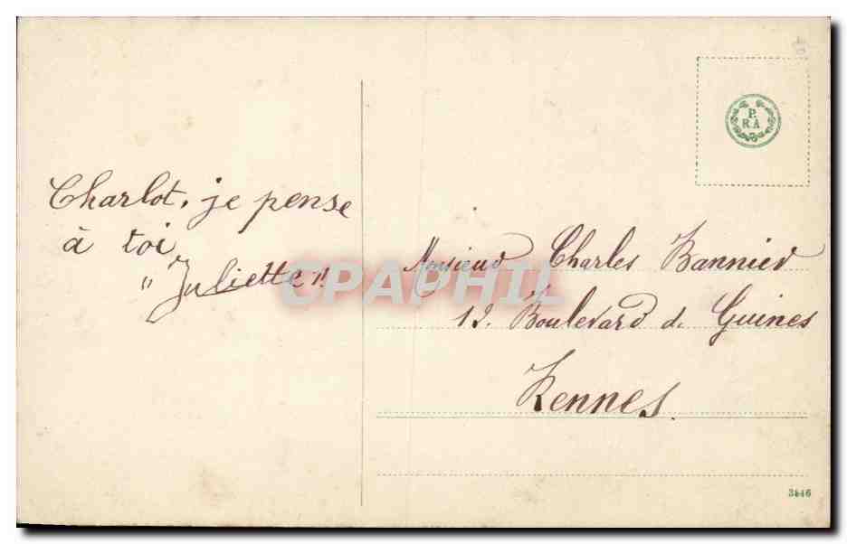 CPA Fantaisie Enfant — Rückseite