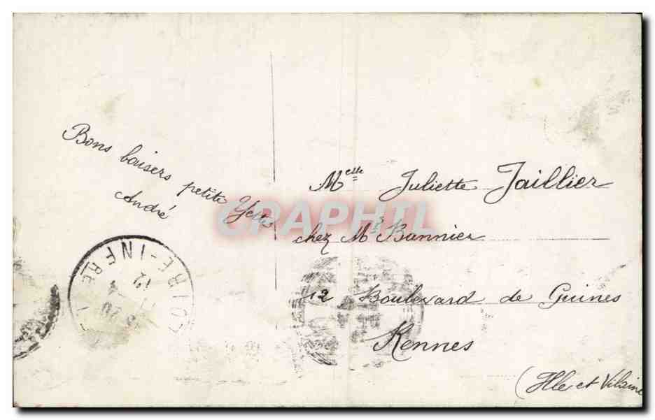 CPA Fantaisie Enfant — Rückseite