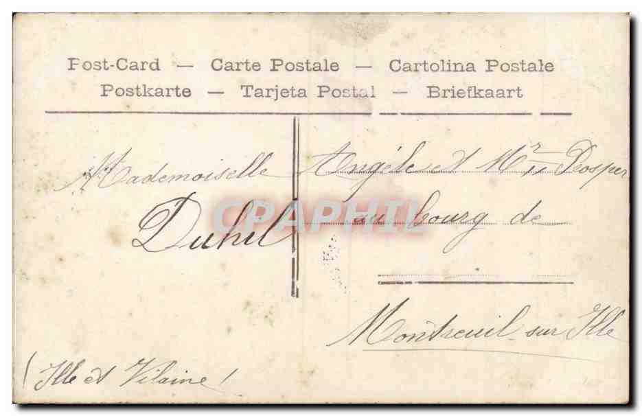 CPA Fantaisie Enfant Paques Easter — Rückseite