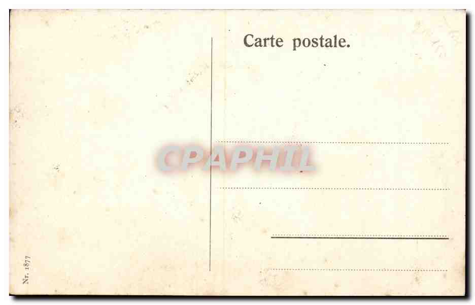 CPA Fantaisie Folklore Maisonnee Mouton Agneau — Rückseite