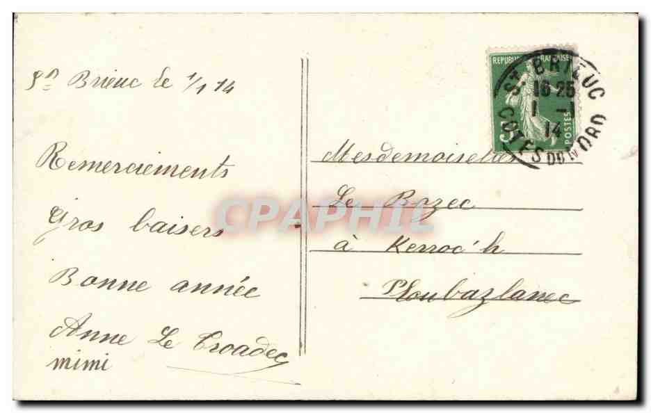 CPA Fantaisie Enfant — Rückseite