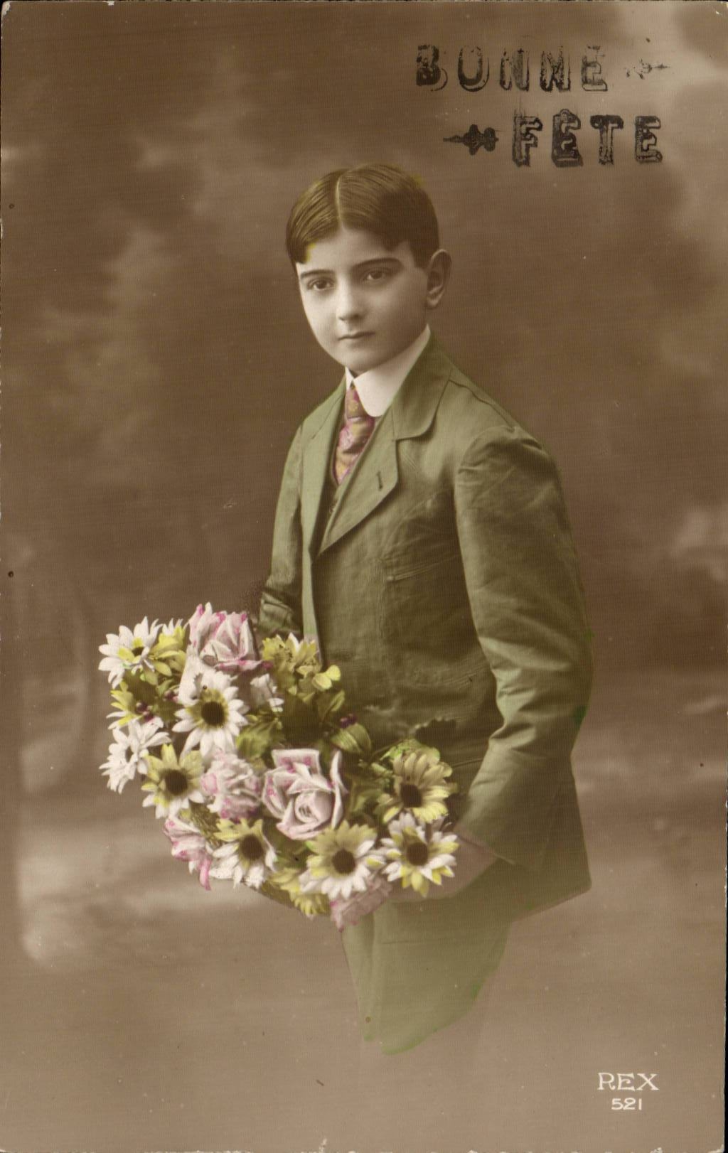 CPA Fantaisie Enfant Garcon