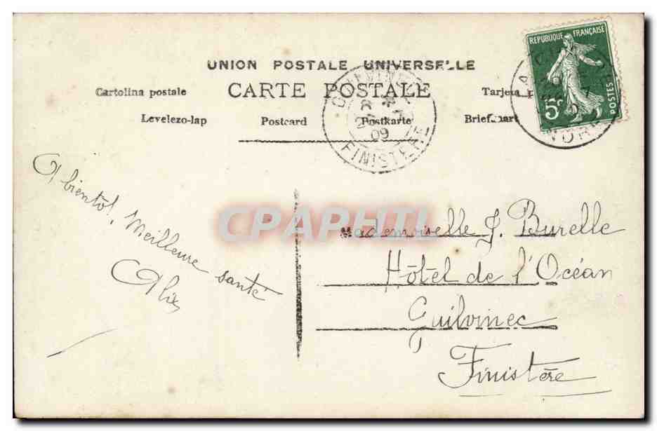 CPA Fantaisie Enfant — Rückseite
