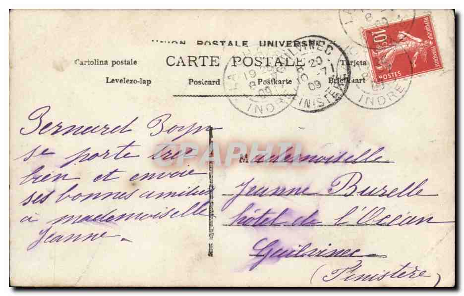 CPA Fantaisie Enfant — Rückseite