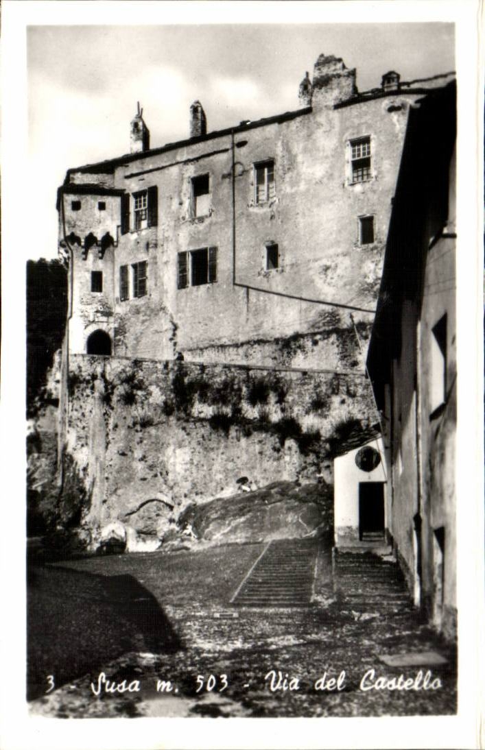 CPSM Susa Via del castello