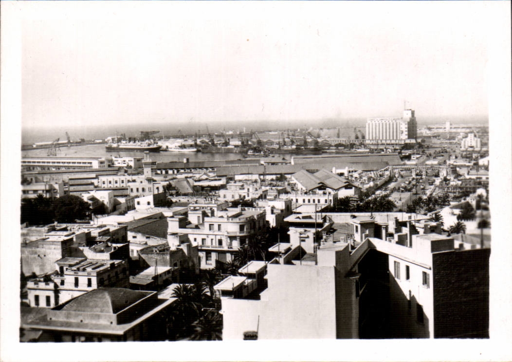 CPSM Maroc Casablanca Vue sur le port
