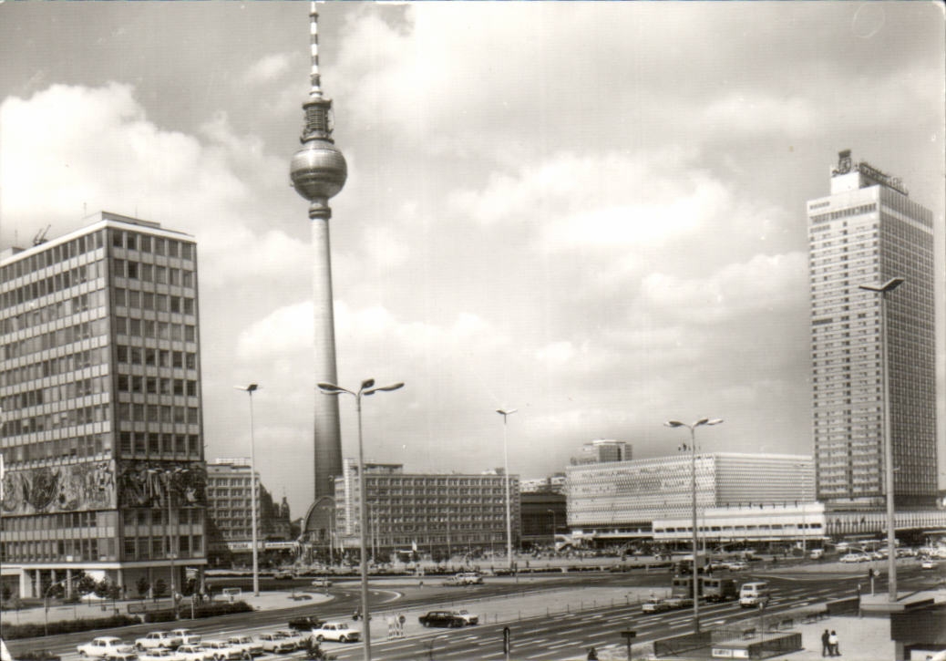 CPSM Berlin Haupstadt der DDR Am Alexanderplatz