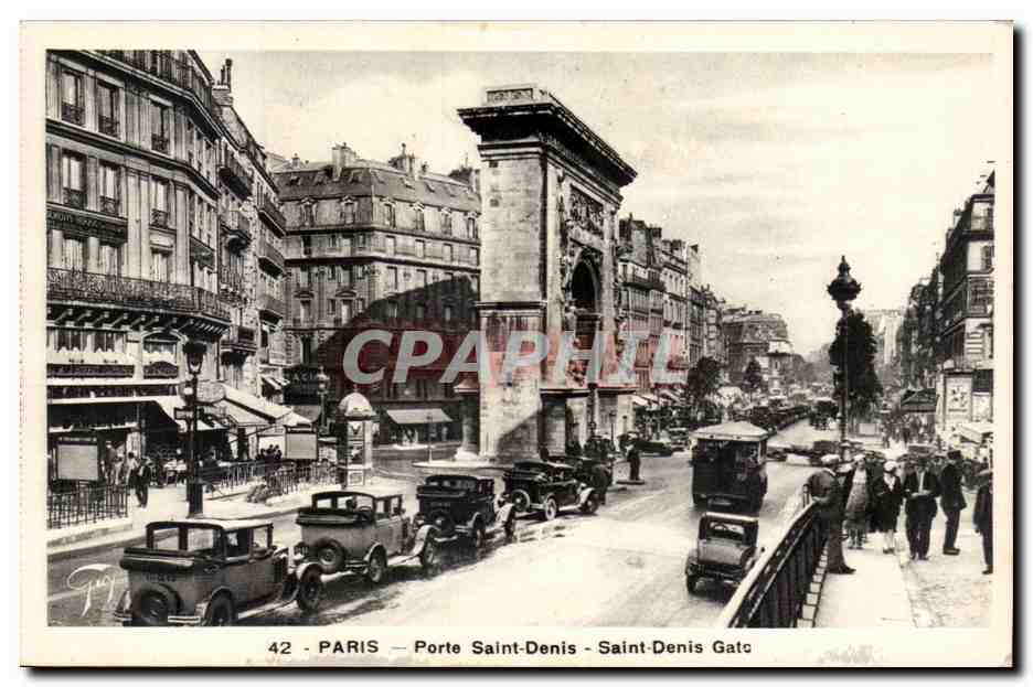 Paris CPA Porte St Denis 