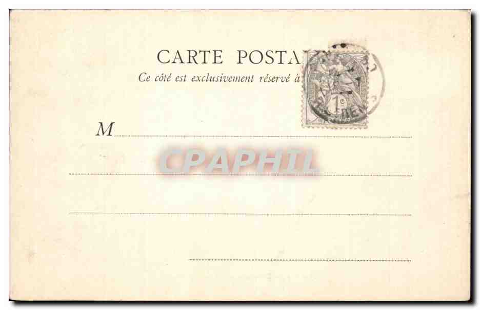 Paris CPA Fontaine de Carpeaux — Rückseite