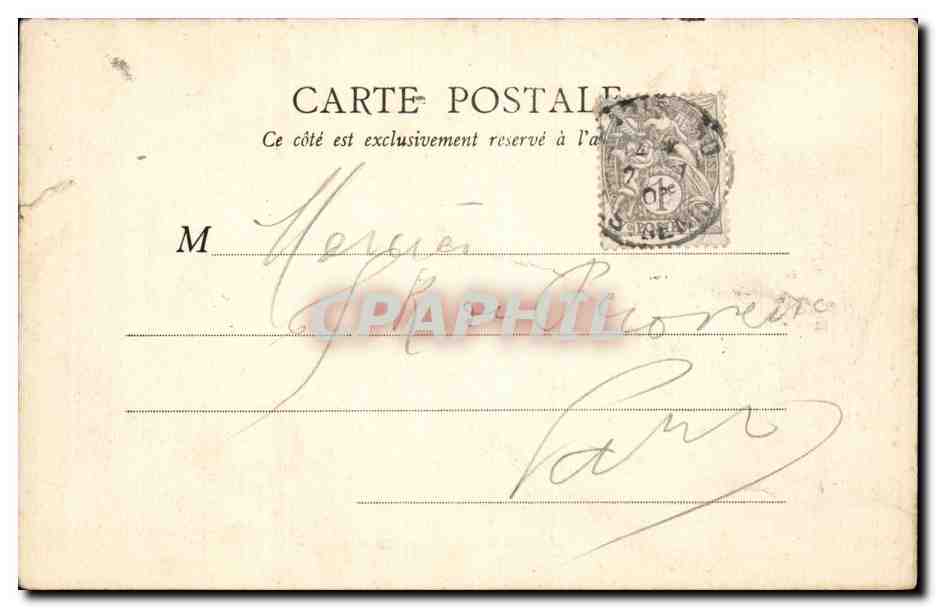 Paris CPA Ecole de Droit — Rückseite