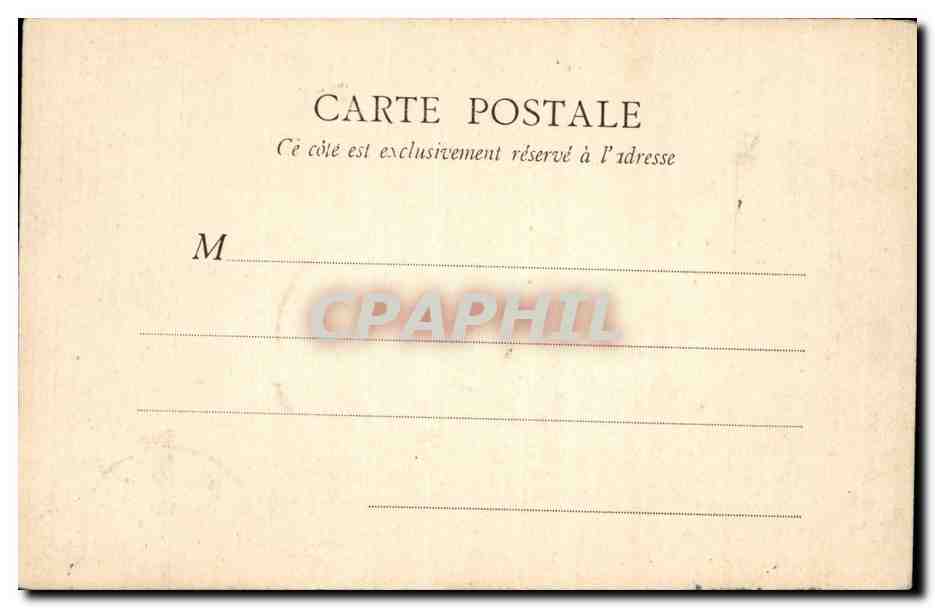 Paris CPA Abside de Notre Dame — Rückseite